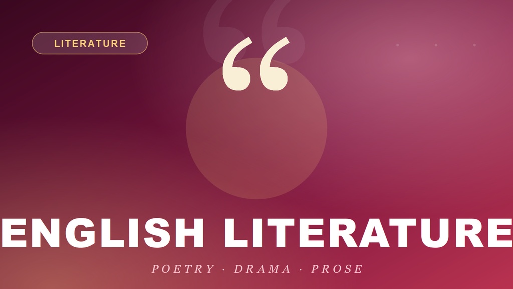 English Literature